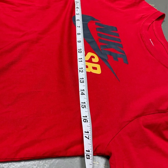 Nike SB 6.0 Skateboard Shirt Red Navy Small Nyjah - Picture 5 of 8